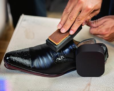 Shoe polishing