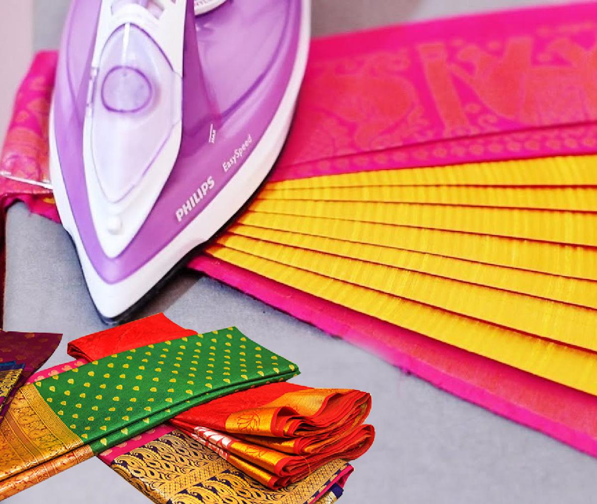 Timeless Saree Ironing
