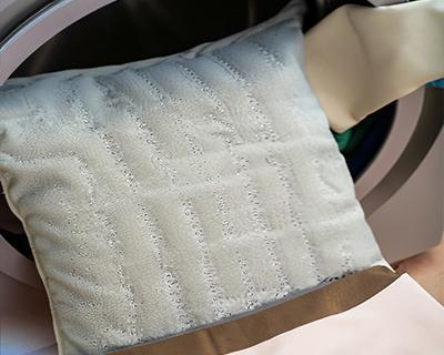 Cleaning sofa cushion covers